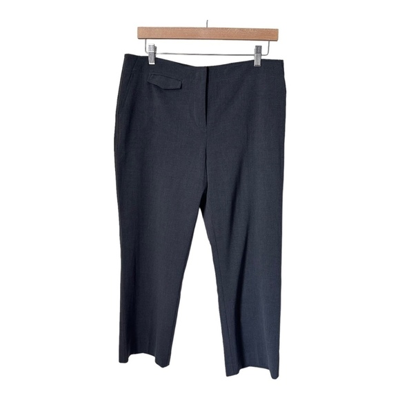 Boston Proper Women's Grey Capri Dress Pants Size 12 - Picture 1 of 11